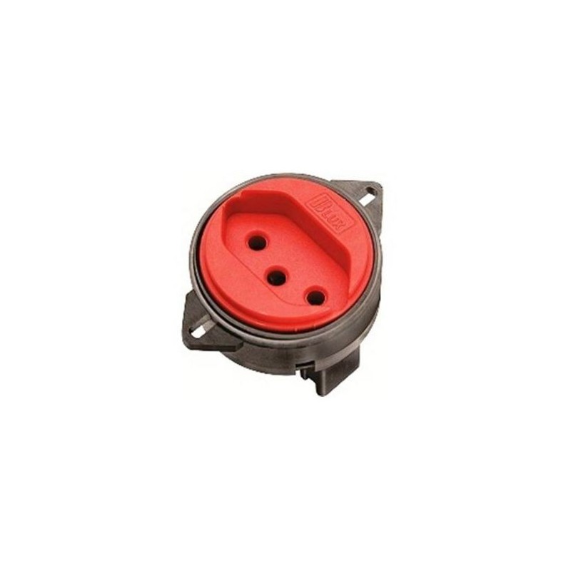 Tomada 2P+T PISO B-LUX 20A Vermelho 9803-5