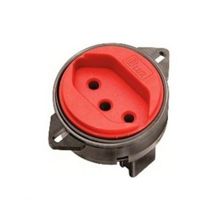 Tomada 2P+T PISO B-LUX 20A Vermelho 9803-5