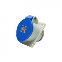 Tomada Embutir STECK 3P+T 9H 16A 200/250V Azul N4049