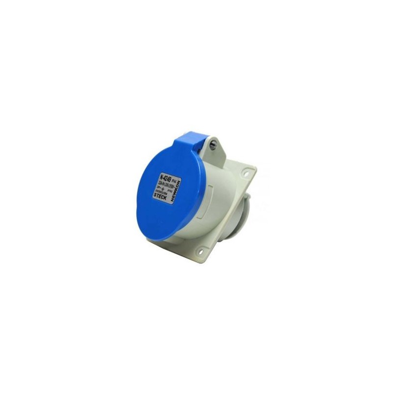 Tomada Embutir STECK 3P+T 9H 32A 200/250V Azul N4249