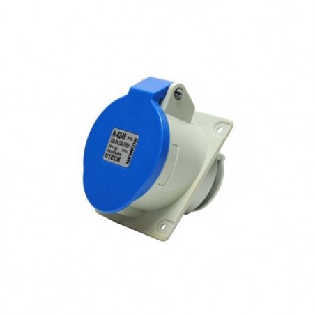 Tomada Embutir STECK 3P+T 9H 32A 200/250V Azul N4249