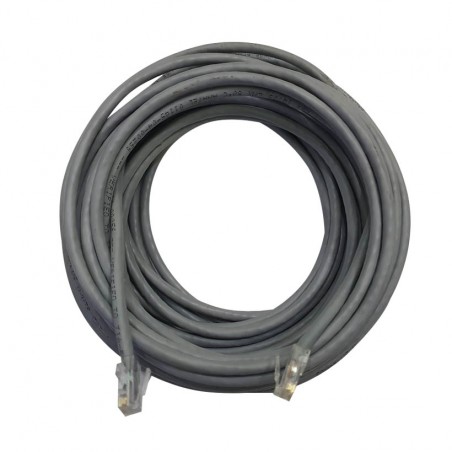 Cabo de Rede Montado (Patch Cord) Cat6 30M Cinza