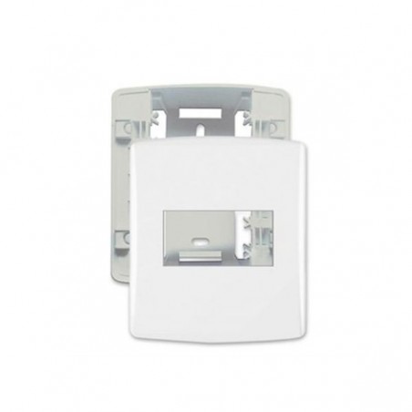 Linha Siena Fácil 6339 Caixa + Placa 1 Modulo Branco