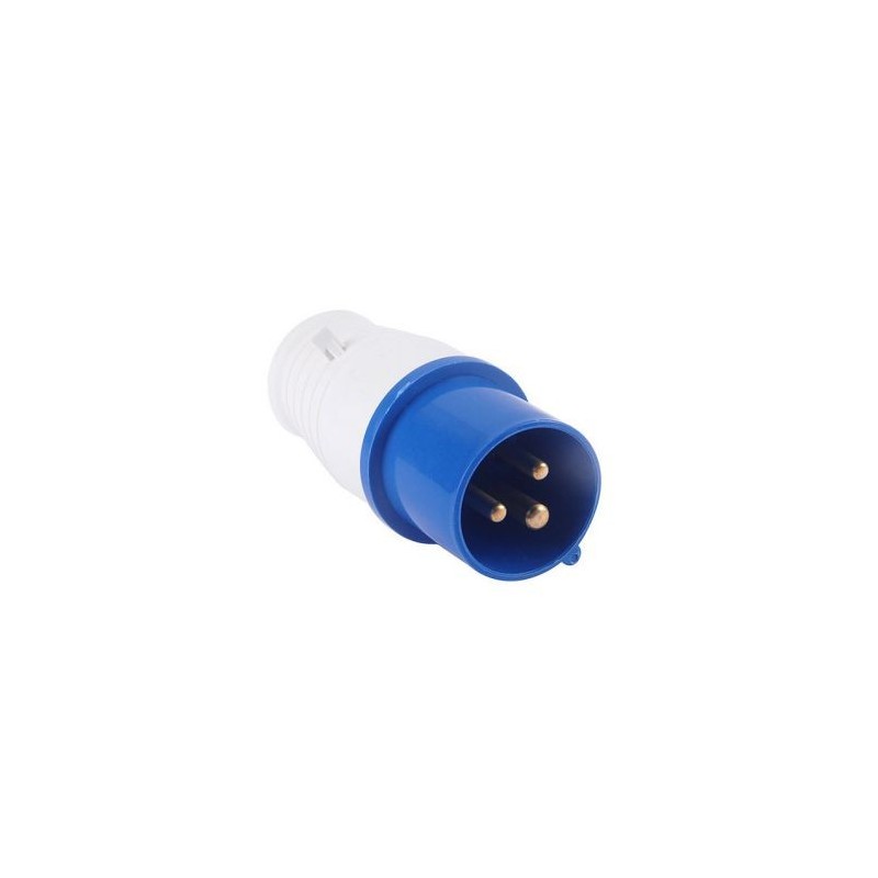 Plug Industrial JNG 2P+T 32A 220V Azul REF023