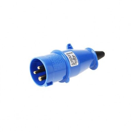 Plug Industrial NEWKON 2P+T 16A 220V Azul 3076