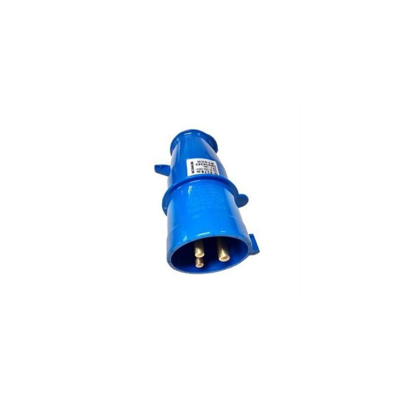 Plug Industrial NEWKON 2P+T 32A 220V Azul 3276