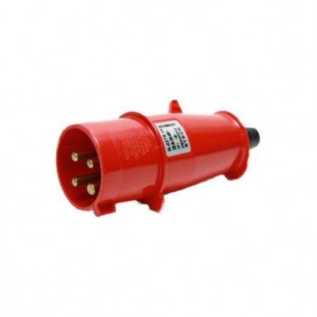 Plug Industrial NEWKON 3P+T 32A 380V Vermelho 4276